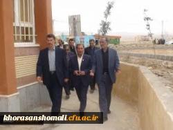 بازدید معاون وزیر و رئیس سازمان نوسازی، توسعه و تجهیز مدارس کشور از دانشگاه فرهنگیان خراسان شمالی 2