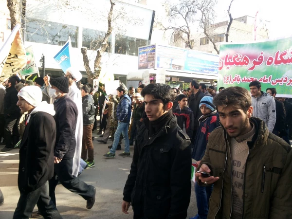 حضور پرشور کارکنان،دانشجویان و اساتید دانشگاه فرهنگیان خراسان شمالی در راهپیمایی 22 بهمن  14