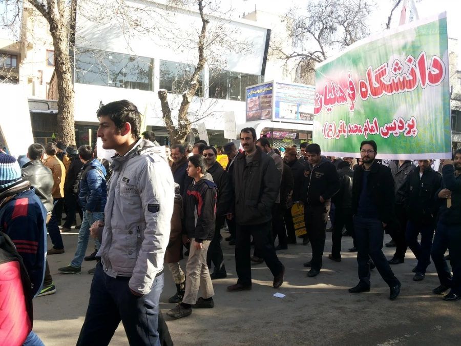 حضور پرشور کارکنان،دانشجویان و اساتید دانشگاه فرهنگیان خراسان شمالی در راهپیمایی 22 بهمن  16