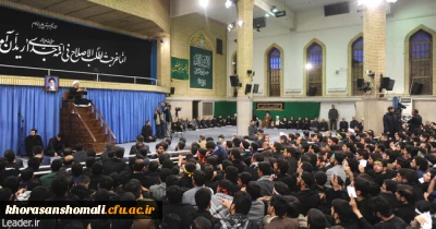 دیدار دانشجومعلمان دانشگاه فرهنگیان خراسان شمالی با مقام معظم رهبری