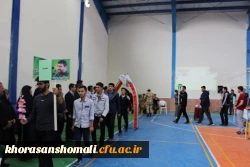 مراسم افتتاحیه المپیادورزشی پردیس امام محمدباقر(ع) بجنورد برگزارشد 2