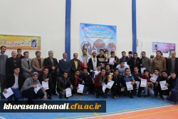 مراسم افتتاحیه المپیادورزشی پردیس امام محمدباقر(ع) بجنورد برگزارشد 2