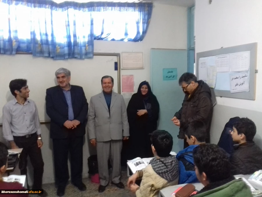 بازدید سرپرست دانشگاه فرهنگیان و مدیرکل آموزش وپرورش استان از مدارس طرح کارورزی 2