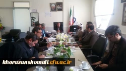 اولین جلسه شورای فرهنگی و اجتماعی دانشگاه فرهنگیان خراسان شمالی در سال96 برگزارشد 5