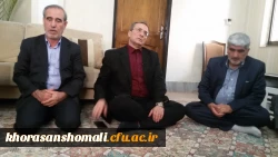 دیدار آقای دکتر مهر محمدی سرپرست دانشگاه فرهنگیان با خانواده شهید عبداله برزگر 2