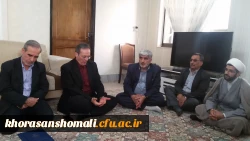 دیدار آقای دکتر مهر محمدی سرپرست دانشگاه فرهنگیان با خانواده شهید عبداله برزگر 3