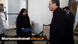 دیدار آقای دکتر مهر محمدی سرپرست دانشگاه فرهنگیان با خانواده شهید عبداله برزگر 6