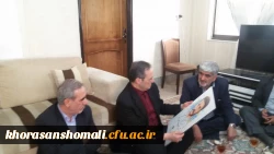 دیدار آقای دکتر مهر محمدی سرپرست دانشگاه فرهنگیان با خانواده شهید عبداله برزگر 7