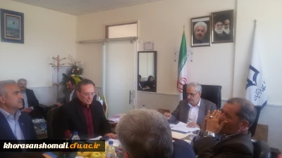 برگزاری اولین جلسه هیات امناء دانشگاه فرهنگیان خراسان شمالی در سال 96