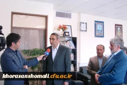 بازدید دکتر نظر پور رئیس محترم سازمان نوسازی ،توسعه و تجهیز مدارس کشور از دانشگاه فرهنگیان خراسان شمالی 2
