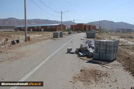 شروع چند جبهه کاری در خصوص  عمران و آبادانی پردیس های  دانشگاه فرهنگیان خراسان شمالی 4