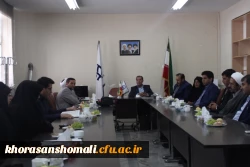 جلسه معارفه سرکار خانم قوچانی مقدم به عنوان سرپرست پردیس امام جعفر صادق(ع) با حفظ سمت 2