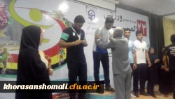 کسب مدال طلا و کاپ قهرمانی تنیس روی میز دانشجو معلمان خراسان شمالی در 23 المپیاد ورزشی اراک 5