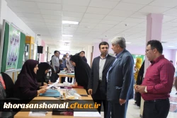 بازدید مدیر کل آموزش و پرورش خراسان شمالی از روند مصاحبه داوطلبان آزمون سراسری سال 1396 دانشگاه فرهنگیان خراسان شمالی 2