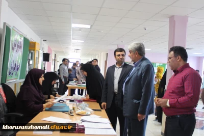 بازدید مدیر کل آموزش و پرورش خراسان شمالی از روند مصاحبه داوطلبان آزمون سراسری سال 1396 دانشگاه فرهنگیان خراسان شمالی