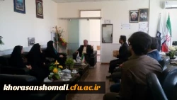 بازدیدمدیر کل محترم تربیت بدنی دانشگاه فرهنگیان از پردیس های خراسان شمالی 2