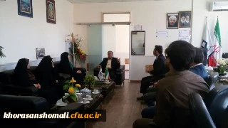 بازدیدمدیر کل محترم تربیت بدنی دانشگاه فرهنگیان از پردیس های خراسان شمالی