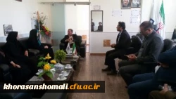 بازدیدمدیر کل محترم تربیت بدنی دانشگاه فرهنگیان از پردیس های خراسان شمالی 6