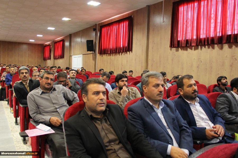 دومین همایش مدیران میزبان دانش اموختگان دانشگاه فرهنگیان خراسان شمالی در روز دوشنبه مورخ 27/06/96 با حضور جناب آقای دکتر ساکی معاون محترم پژوهشی و فناوری دانشگاه فرهنگیان برگزار شد. 
 6