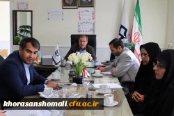 برگزاری جلسه هفته پژوهش دانشگاه فرهنگیان خراسان شمالی با حضور آقای دکتر صفرزاده  و اعضاء 4