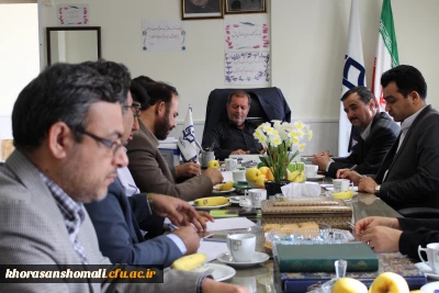 جلسه هماهنگی دانشگاه فرهنگیان استان با اداره کل آموزش و پرورش خراسا ن شمالی در خصوص شروع پودمان دوم مهارت آموزان ماده 28 آموزش و پرورش