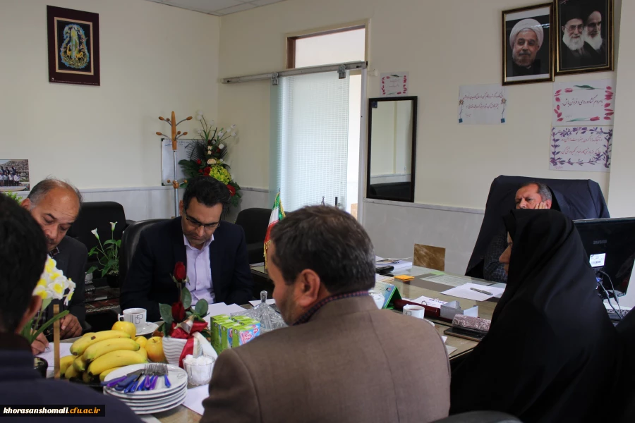 تشکیل جلسه  شورای نظارت ، ارزیابی و تضمین کیفیت دانشگاه فرهنگیان خراسان شمالی 3