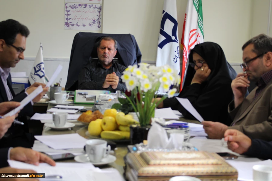 تشکیل جلسه  شورای نظارت ، ارزیابی و تضمین کیفیت دانشگاه فرهنگیان خراسان شمالی 6