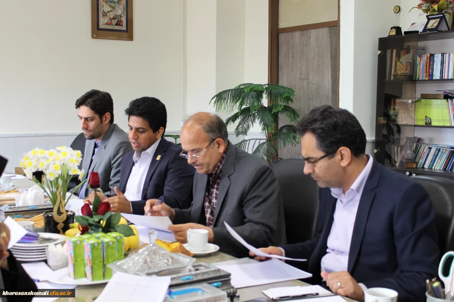 تشکیل جلسه  شورای نظارت ، ارزیابی و تضمین کیفیت دانشگاه فرهنگیان خراسان شمالی 5