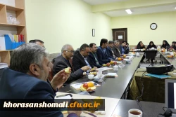 جلسه ستاد برگزاری همایش ملی آموزش زبان فارسی ابتدایی در اسفندماه توسط دانشگاه فرهنگیان خراسان شمالی 6