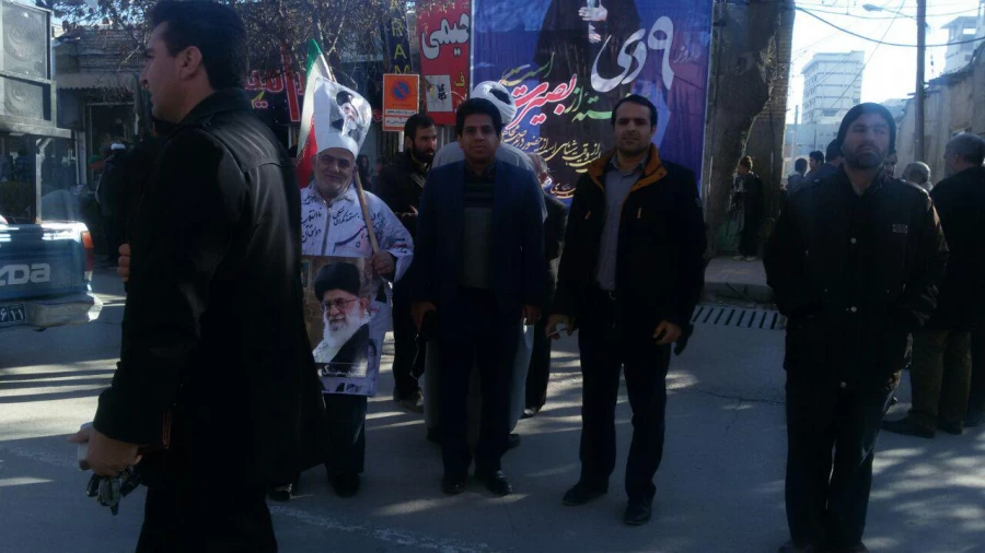 شرکت همکاران و دانشجویان دانشگاه فرهنگیان در مراسم 9 دی 3