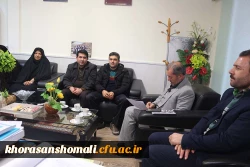 دیدار همکاران پردیس امام جعفرصادق با آقای دکتر صفرزاده معاونت محترم فرهنگی و اجتماعی دانشگاه فرهنگیام کشور 2