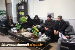 دیدار همکاران پردیس امام جعفرصادق با آقای دکتر صفرزاده معاونت محترم فرهنگی و اجتماعی دانشگاه فرهنگیام کشور 3