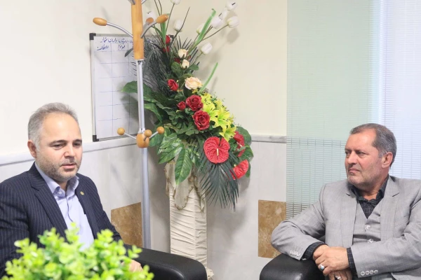 دیدار رئیس بانک انصار و هیات همراه با جناب آقای دکتر صفرزاده سرپرست مدیریت امور پردیس های دانشگاه فرهنگیان خراسان شمالی 2