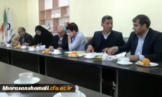 بازدید نمایندگان محترم وزارت علوم،  معاونت دانشجوی سازمان مرکزی دانشگاه فرهنگیان و نماینده سرپرستان منطقه 9 کشوری از سراهای پردیس های خراسان شمالی