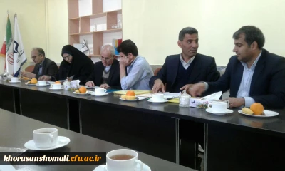 بازدید نمایندگان محترم وزارت علوم،  معاونت دانشجوی سازمان مرکزی دانشگاه فرهنگیان و نماینده سرپرستان منطقه 9 کشوری از سراهای پردیس های خراسان شمالی