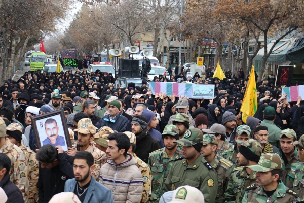 مراسم استقبال، تشییع و خاکسپاری شهدای گمنام با حضور با شکوه اقشار مردم، دانشگاهیان و دانشجویان در دانشگاه فرهنگیان خراسان شمالی 3