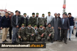 مراسم استقبال، تشییع و خاکسپاری شهدای گمنام با حضور با شکوه اقشار مردم، دانشگاهیان و دانشجویان در دانشگاه فرهنگیان خراسان شمالی 6