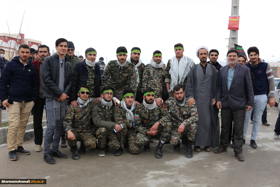 مراسم استقبال، تشییع و خاکسپاری شهدای گمنام با حضور با شکوه اقشار مردم، دانشگاهیان و دانشجویان در دانشگاه فرهنگیان خراسان شمالی 6