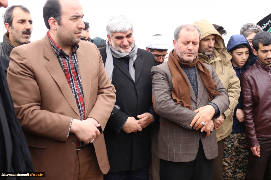 حضور آقای دکتر صفرزاده معاونت محترم فرهنگی و اجتماعی دانشگاه فرهنگیان کشور در مراسم خاکسپاری دوشهید گمنام دانشگاه فرهنگیان خراسان شمالی 3