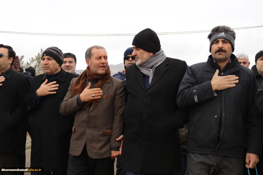 حضور آقای دکتر صفرزاده معاونت محترم فرهنگی و اجتماعی دانشگاه فرهنگیان کشور در مراسم خاکسپاری دوشهید گمنام دانشگاه فرهنگیان خراسان شمالی 4