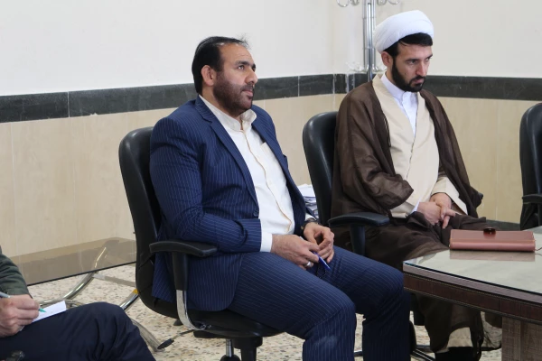 نشست همکاران دانشگاه فرهنگیان خراسان شمالی در خصوص برگزاری مراسم   باشکوه تر مراسم چهلم دو شهید گمنام در دانشگاه فرهنگیان استان 5