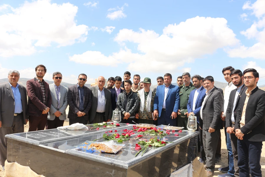 برگزاری اربعین (چهلمین روز)  دو شهید گمنام دانشگاه فرهنگیان خراسان شمالی 2