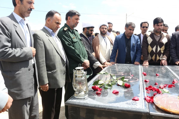 برگزاری اربعین (چهلمین روز)  دو شهید گمنام دانشگاه فرهنگیان خراسان شمالی 2