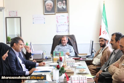 برگزاری جلسه شورای فرهنگی و دانشجویی پردیس های استان خراسان شمالی با حضور آقای دکتر صفرزاده معاون فرهنگی و اجتماعی دانشگاه فرهنگیان کشور