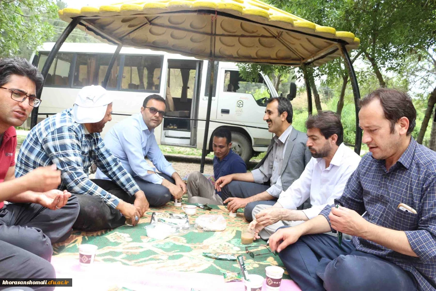 با همت حراست پردیس های خراسان شمالی اردوی نیم روزه برای نگهبانان پردیس های دانشگاه فرهنگیان انجام شد 2