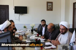 نشست طرح ولایت استانی با حضور اعضاء در دفتر مدیریت امور پردیس های خراسان شمالی برگزار گردید 6