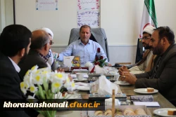 نشست طرح ولایت استانی با حضور اعضاء در دفتر مدیریت امور پردیس های خراسان شمالی برگزار گردید 7