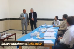 بازدید معاون هماهنگی امور اقتصادی و توسعه منابع انسانی استانداری خراسان شمالی از زیرساخت های دانشگاه فرهنگیان استان خراسان شمالی 8