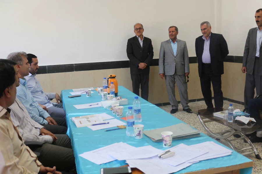 بازدید معاون هماهنگی امور اقتصادی و توسعه منابع انسانی استانداری خراسان شمالی از زیرساخت های دانشگاه فرهنگیان استان خراسان شمالی 4