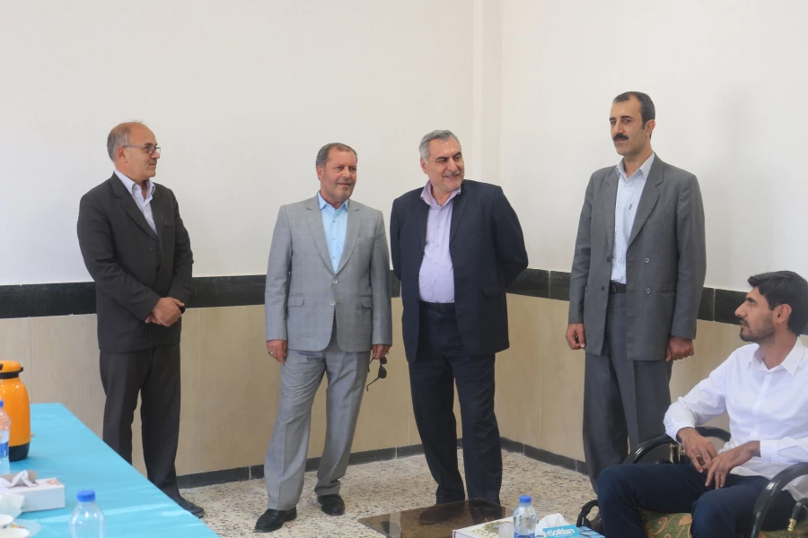 بازدید معاون هماهنگی امور اقتصادی و توسعه منابع انسانی استانداری خراسان شمالی از زیرساخت های دانشگاه فرهنگیان استان خراسان شمالی 5